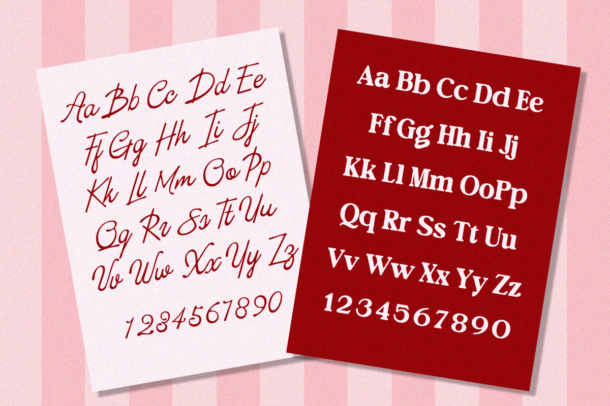 Editorial Collection Font Duo, a Script Font by Letter Fresh (Photo 10 of 10)