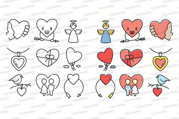 Love And Wedding Icons
