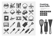 Kitchen & Cooking Tools Icon Pack, a Solid Icon by erifqizeicon (Thumbnail 2 of 3)