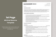 ATS Resume Template / CV Word, a Resume Template by Anjum Ilyas (Thumbnail 2 of 7)