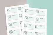 Clean Business Card Template, a Business Card Template by Botanica Paperie (Thumbnail 2 of 3)