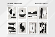 Abstraction constructor, shapes, an Object Graphic by ARTMIRU (Thumbnail 9 of 19)