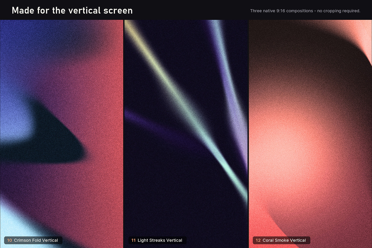 Grain Gradients - 12 JPG Backgrounds, a Background Graphic by Photocreo Michal Bednarek (Photo 4 of 6)