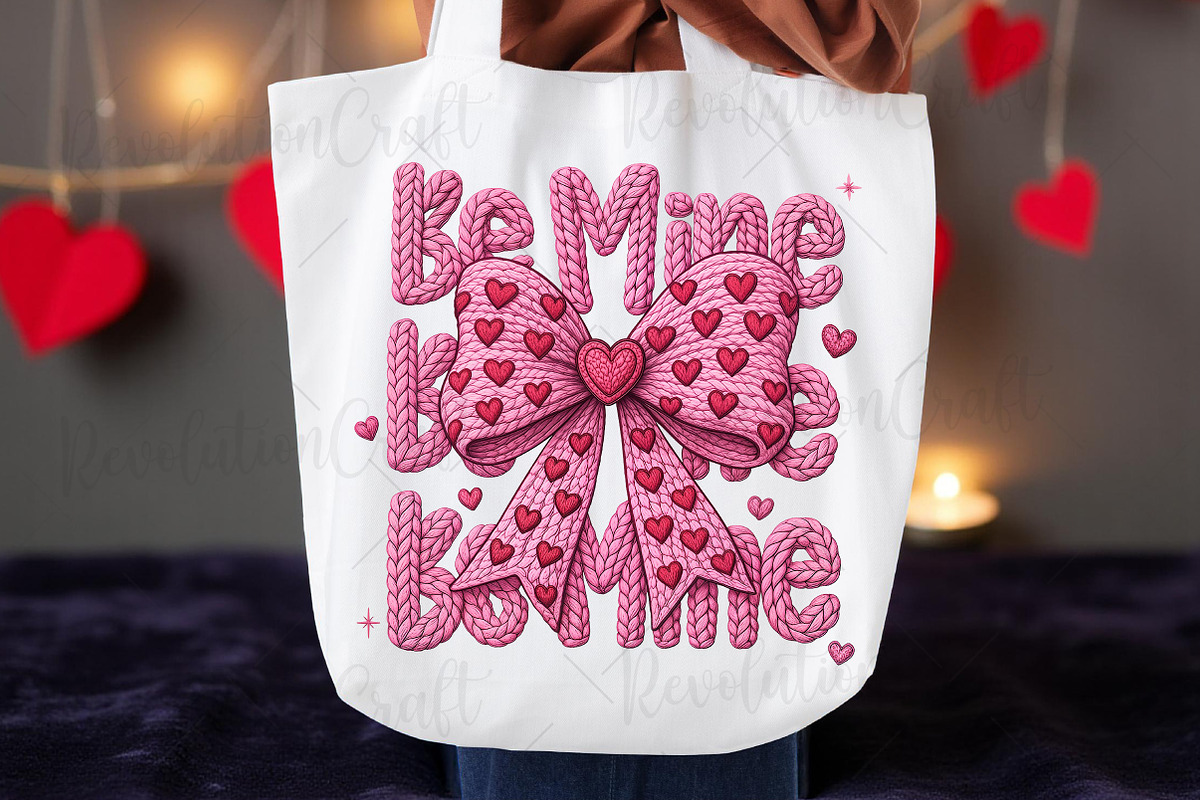 Faux Crochet Valentine Coquette Bow, an Illustration by OK Design (Photo 5 of 6)