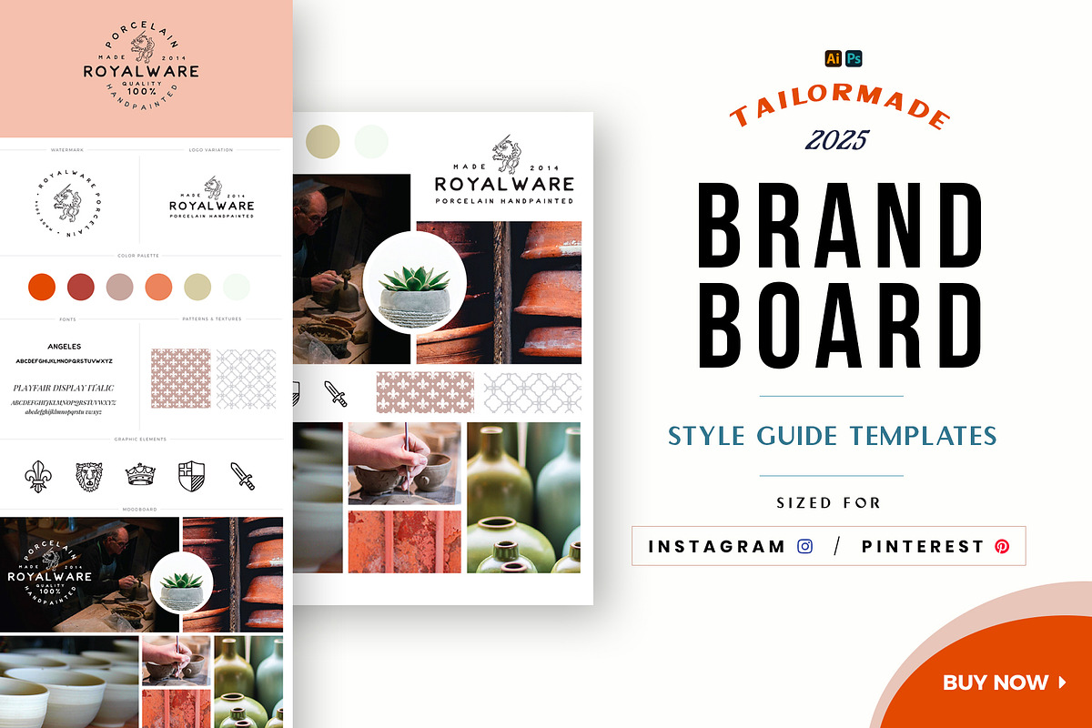 Brand Board Style Guide Templates