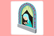 Little Girl Praying, an Illustration by 611 Studio (Thumbnail 4 of 5)