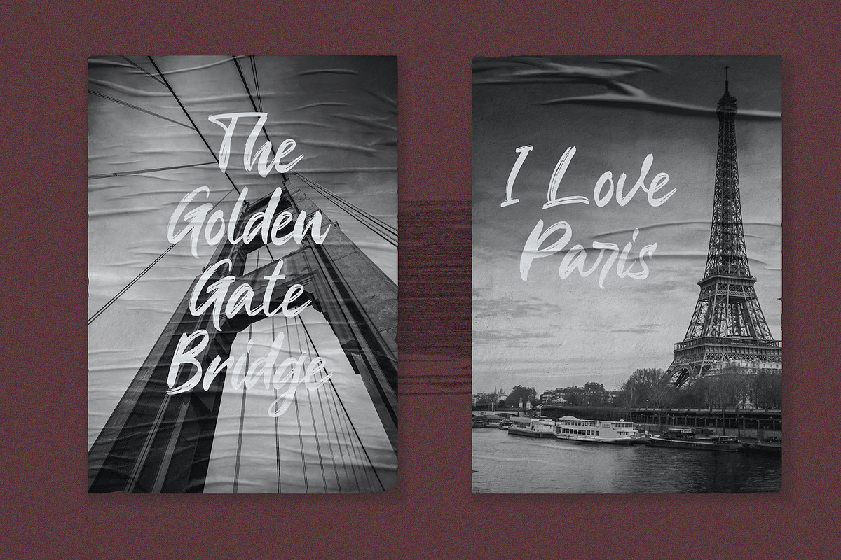 Higuey Matteo - Textured Brush Font, a Script Font by StringLabs (Photo 7 of 9)