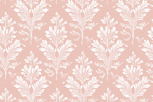 Seamless pattern, seamless vintage damask pattern with ornate fl, a Pattern Graphic by Studio ANNA