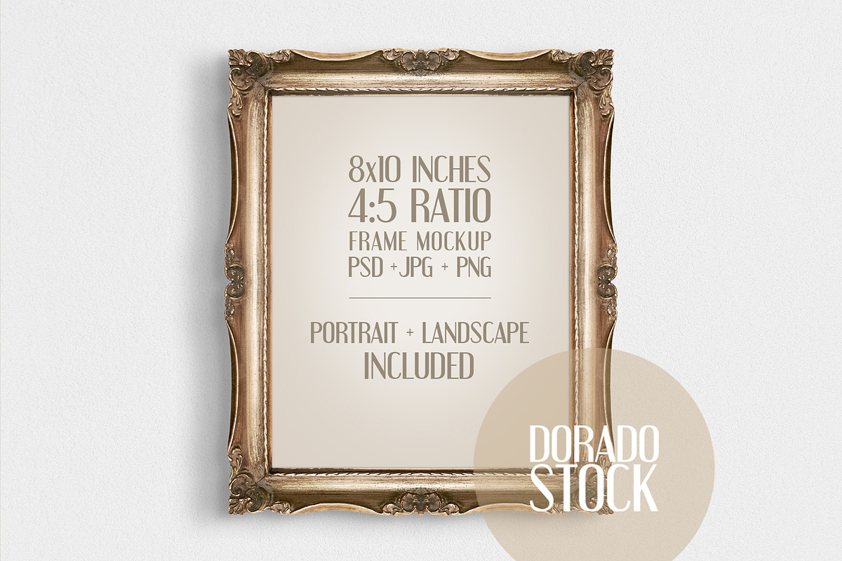 Isolated Frame. Portrait+Landscape, a Print Template by Dorado Stock (Photo 2 of 8)