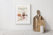 Pastry Cafe Croissant Breakfast, a Food Illustration by Catch the Dream Art (Thumbnail 2 of 8)