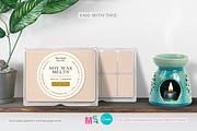 Wax Melts Label Mockup for Canva, a Packaging Mockup by Mockup Scene (Thumbnail 11 of 17)