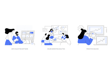 Use of Big Data abstract concept, an Illustration by Visual Generation