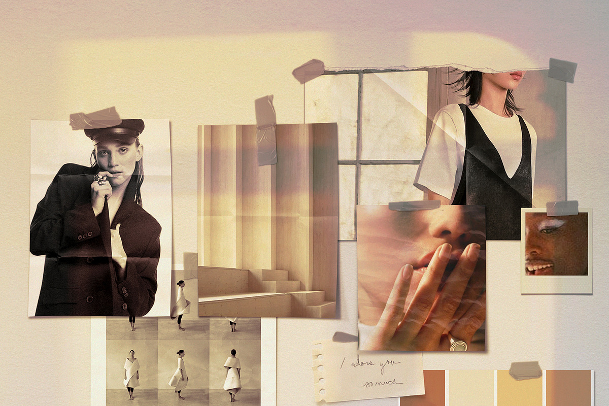 Golden Hour Moodboard Mockups, a Product Mockup by Duet Atelier (Photo 3 of 6)