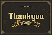 Fanhen, a Blackletter Font by twinstd (Thumbnail 13 of 13)
