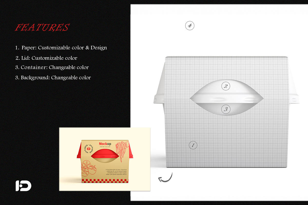 Food Container Mockup Set, a Packaging Mockup by ForgeDesign (Photo 2 of 7)