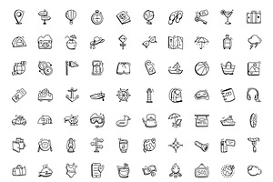 Hand Drawn Travel Icons