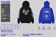 REALISTIC PULLOVER HOODIE, a Hoody Mockup by Easybandits (Thumbnail 3 of 4)