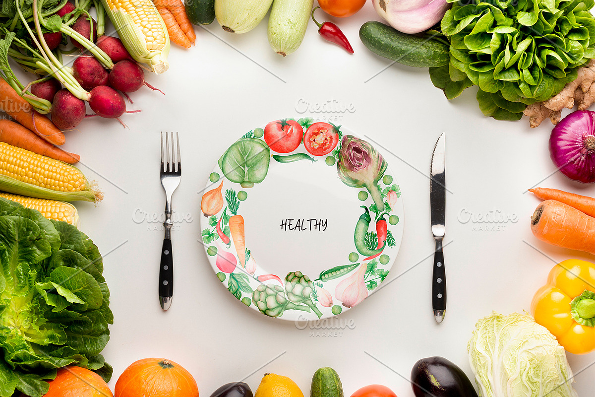 Watercolor Vegetables Collection, a Food Illustration by MayaNavits (Photo 4 of 12)