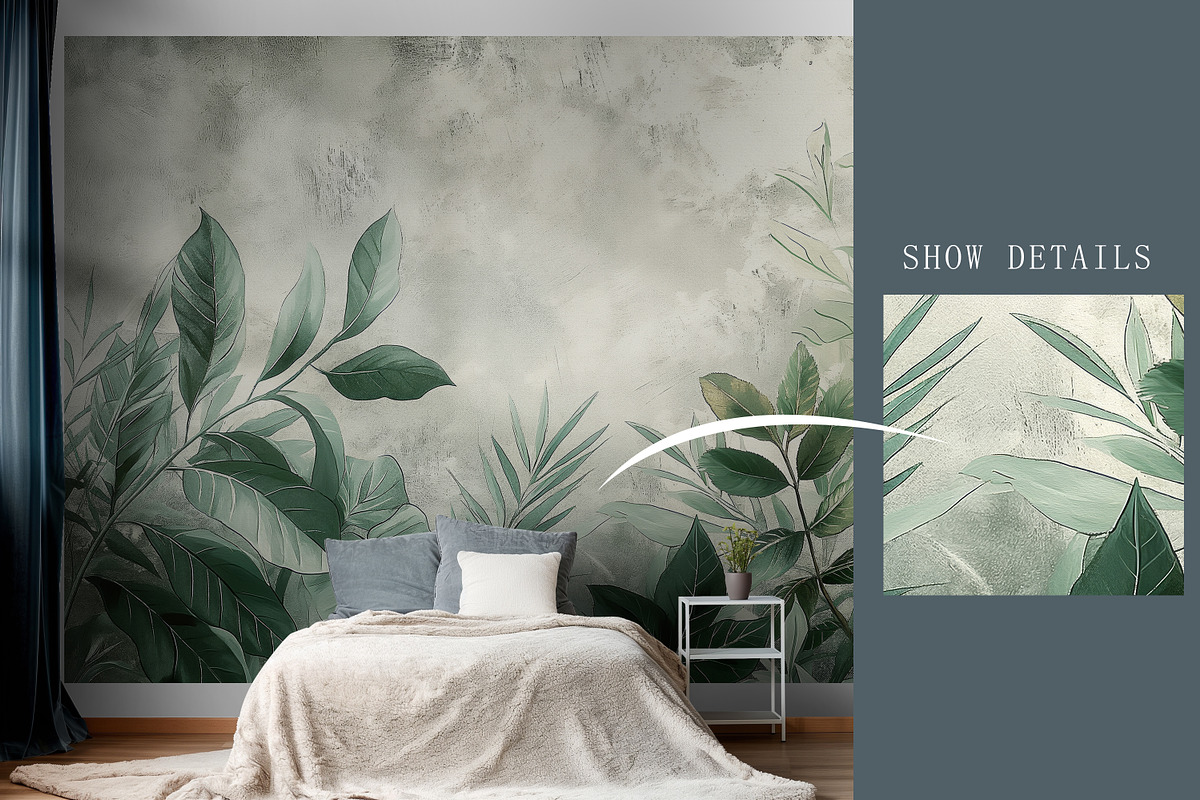 Hand drawn forest building wallpaper, a Wallpaper Graphic by Muzi pear studio (Photo 10 of 10)
