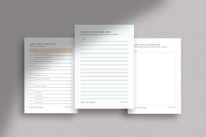 Printable Wedding Planner 43 Pages