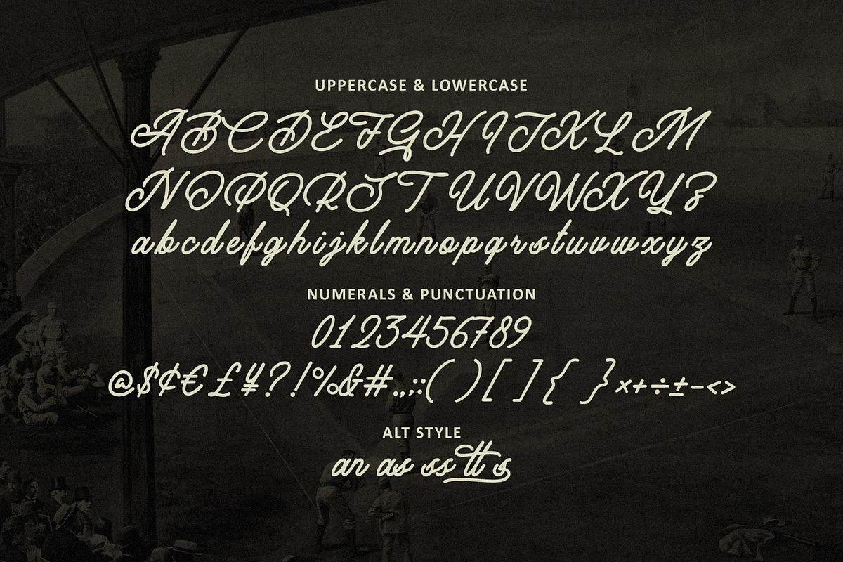 Banditos Casual Monoline Script Hand, a Script Font by Maulana Creative (Photo 7 of 7)