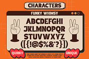 Funky Whimsy Typeface, a Sans Serif Font by alit design (Thumbnail 5 of 17)