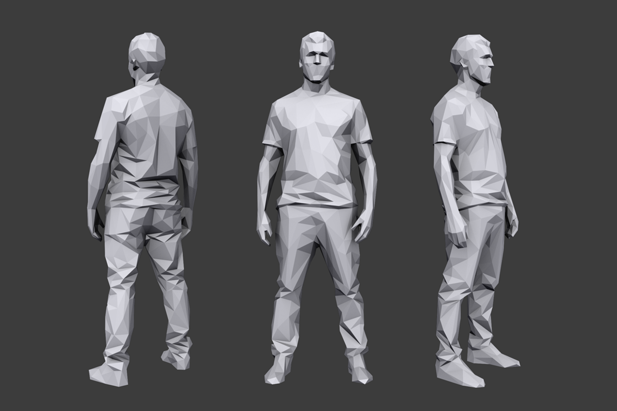 Lowpoly People Casual Pack Volume 6, a Characters & Person 3D Model by Kanistra Studio (Photo 6 of 9)