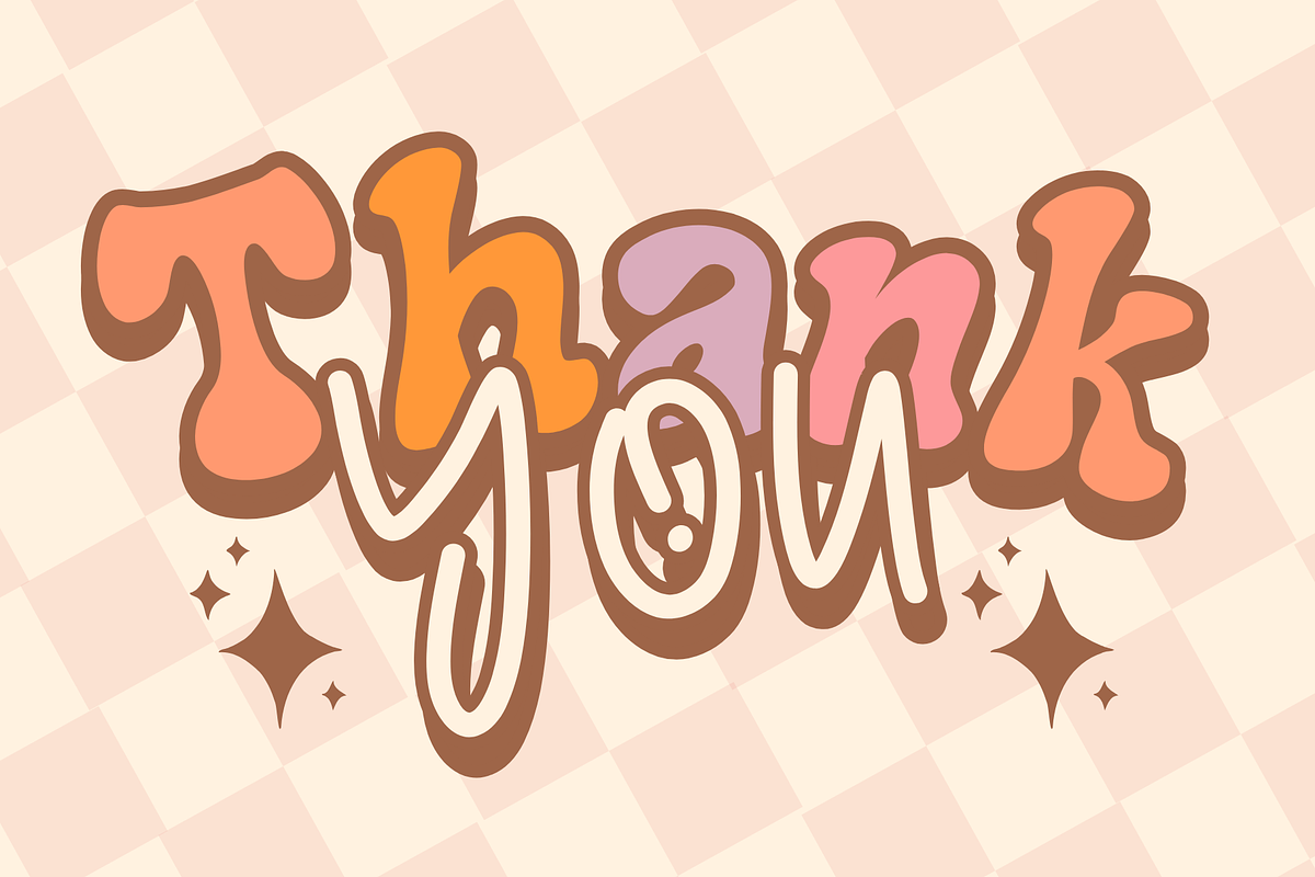 Groovy Master is a retro duo font, a Serif Font by Brown Cupple (Photo 8 of 8)