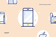 Spaark Products by Apple (15 icons), an Outline Icon by Petr Knoll (Thumbnail 2 of 5)