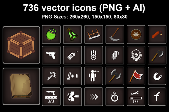 736 Vector Icon. Gui Icons Pack