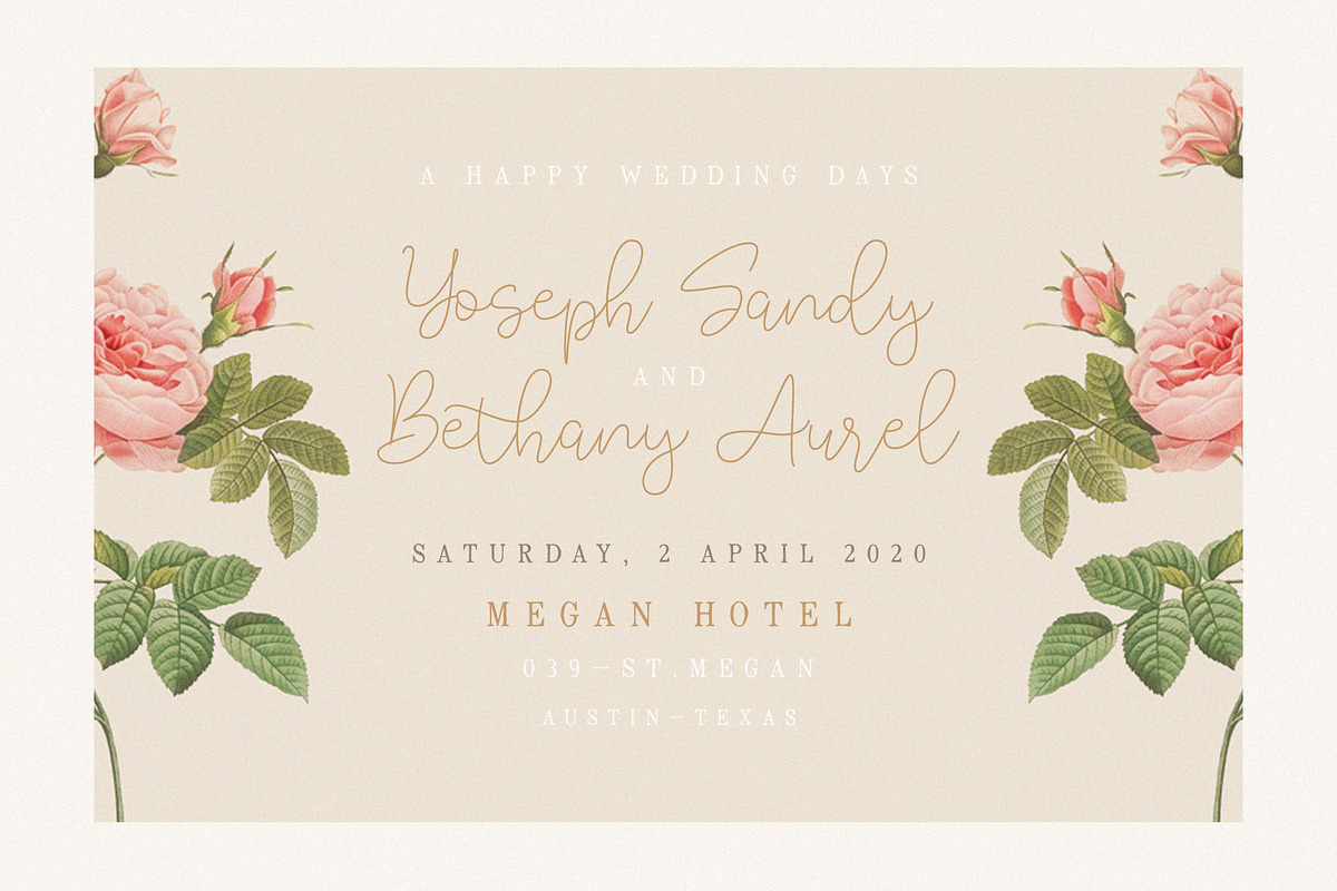 Rovey - Handwritten Serif Font+Bonus preview 3