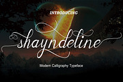 Shayndeline, a Script Font by TypeMakers (Thumbnail 1 of 9)