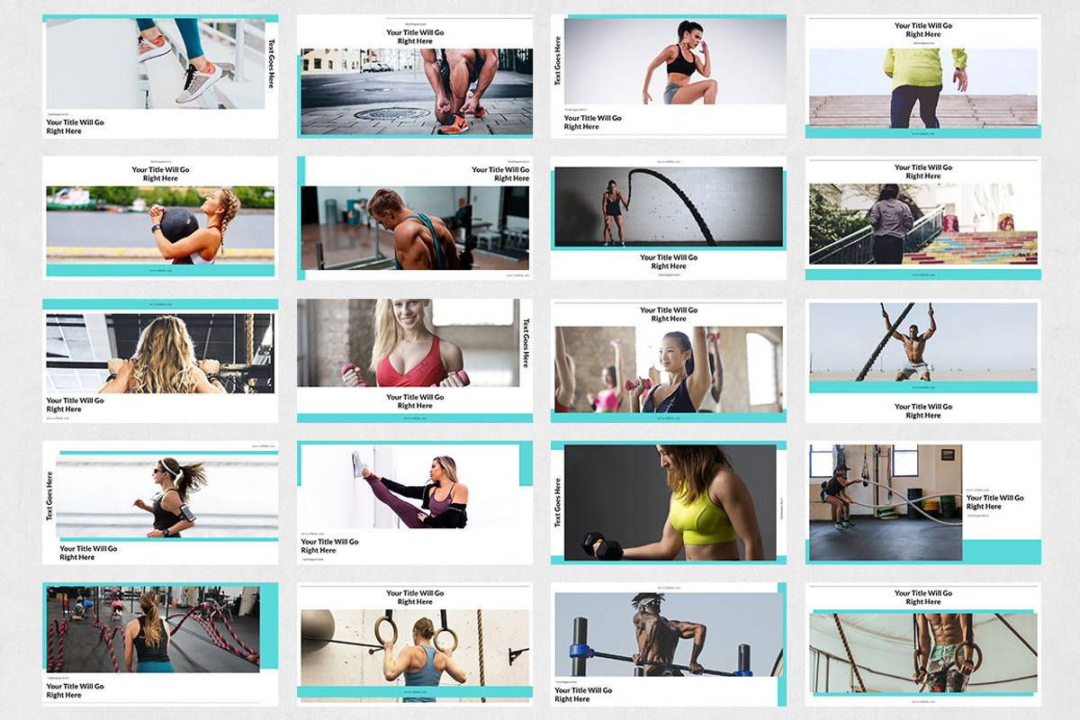 Fitness Facebook Posts, a Social Media Template by Social Corner Graphics (Photo 7 of 7)