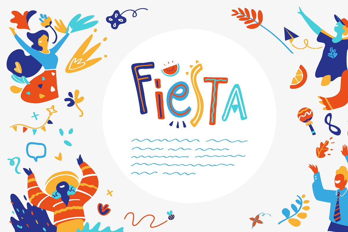 Fiesta Forever, a Person Illustration by Hurcastock! (Photo 9 of 14)