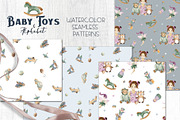 Watercolor Baby Toys & Alphabet, an Object Graphic by Ana-Sakuta (Thumbnail 13 of 21)
