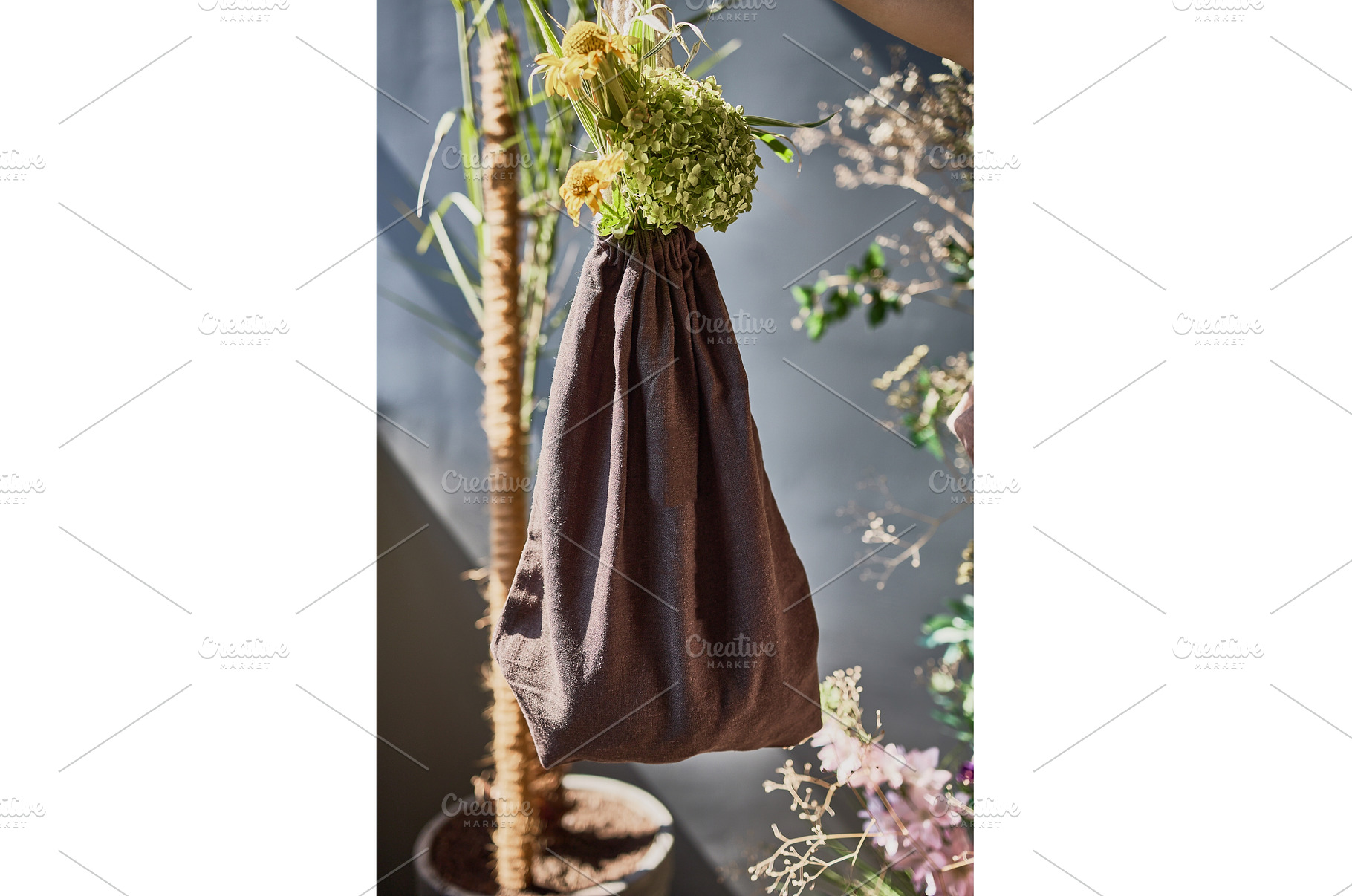 Eco-friendly textile bag with green, a Nature Photo by wip3out