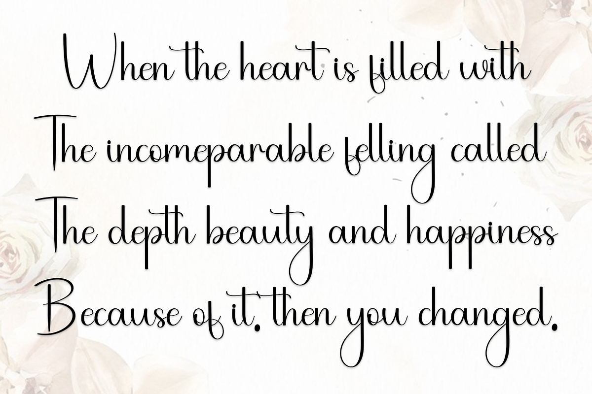 Magnolia Handmade, a Handwritten Font by FreshTypeINK (Photo 6 of 8)