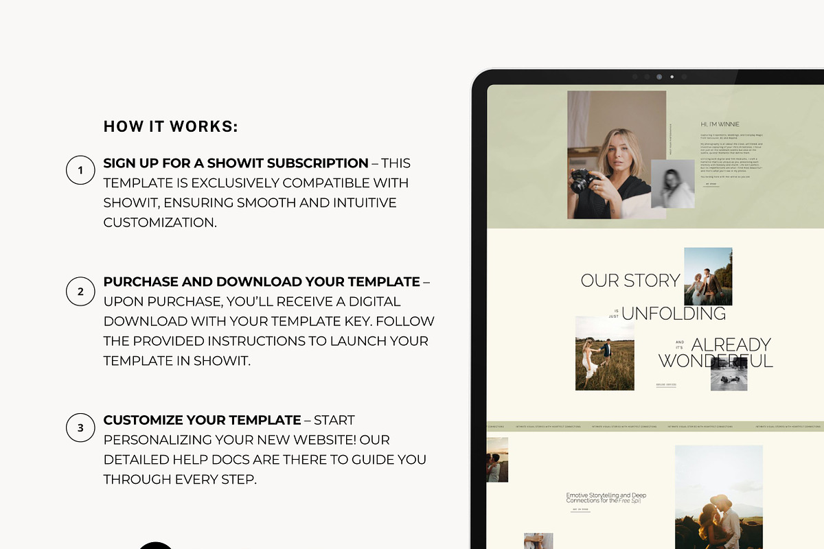 Showit Website Template | Winnie, a Websites & App Template by Hey Ambr Creative (Photo 3 of 6)