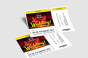 Theatre themed wedding invitation, a Stationery Template by R Whitehurst Design (Thumbnail 2 of 3)