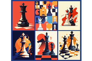 Chess tournament posters. Strategy, an Object Illustration by Stock-Smart-Start