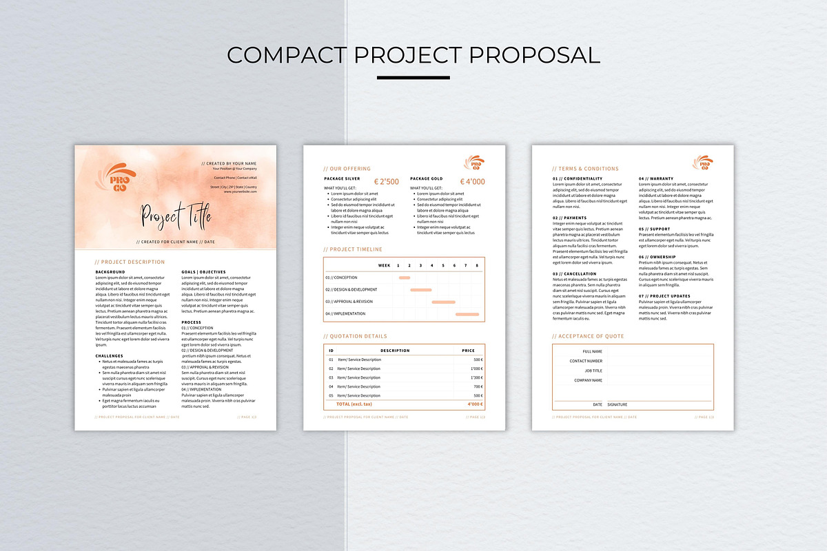 Professional Project Proposal Deck preview 3