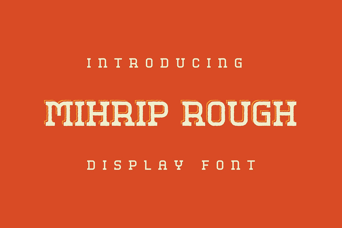 Mihrip Rough, a Sans Serif Font by lelevien (Photo 3 of 5)
