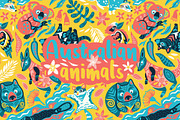 Australian Animals, a Pattern Graphic by PenguinHouse (Thumbnail 1 of 7)
