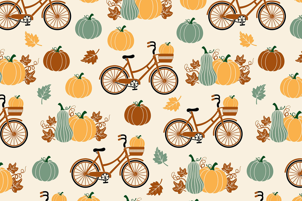 Happy Thanksgiving Patterns, a Pattern Graphic by EltaMaxArt (Photo 5 of 8)