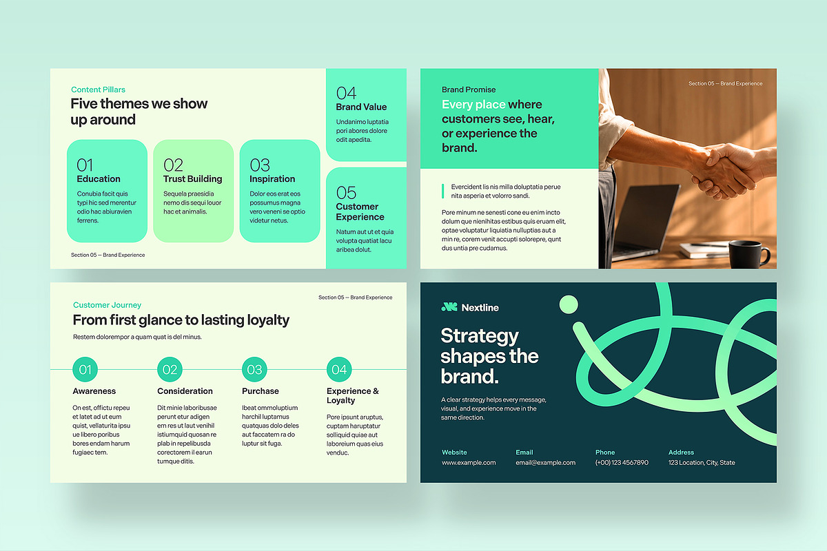 Brand Strategy Guide Presentation, a Presentation Template by BrandPacks (Photo 6 of 7)