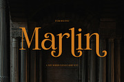 Marlin Modern Elegant Serif, a Serif Font by Alfinart (Thumbnail 1 of 11)