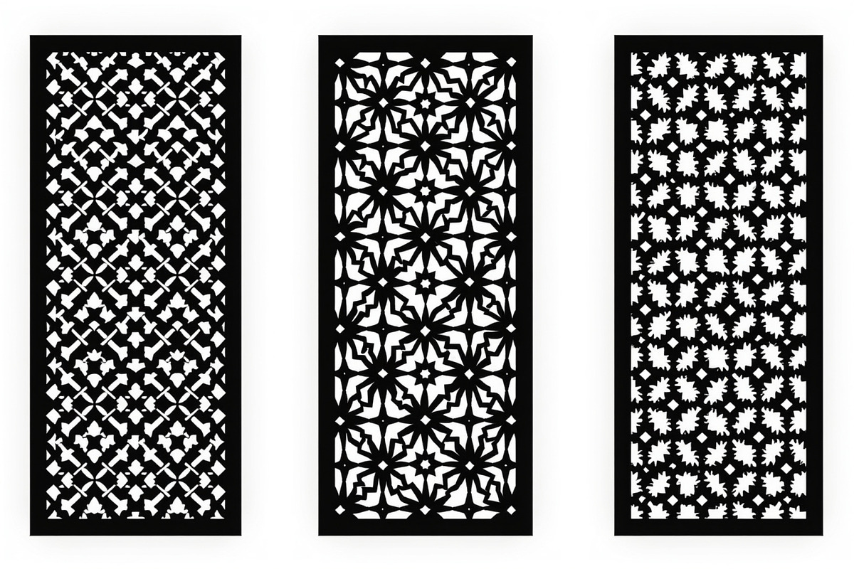 Modern Maze Style Laser Cut Patterns, an Illustration by jahid234 (Photo 6 of 9)