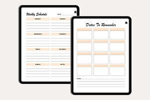 Editable Digital Baby Shower Planner