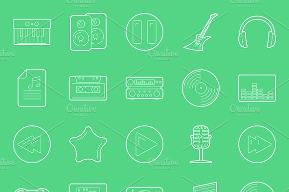 Music Icons Set