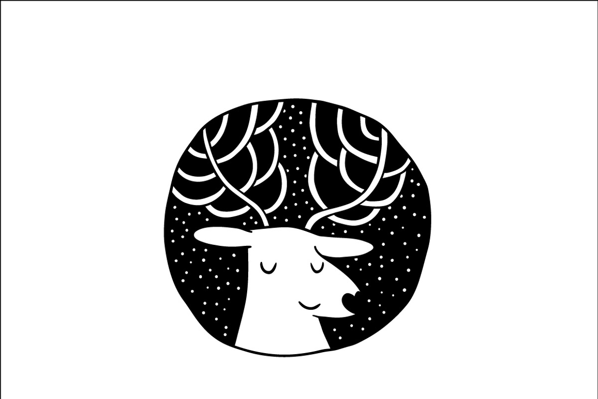 Deer logo, an Animal Illustration by kostolom3ooo (Photo 1 of 2)